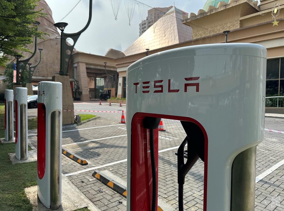 Tesla Malaysia Sunway Pyramid Is Now A Tesla Supercharger Site With