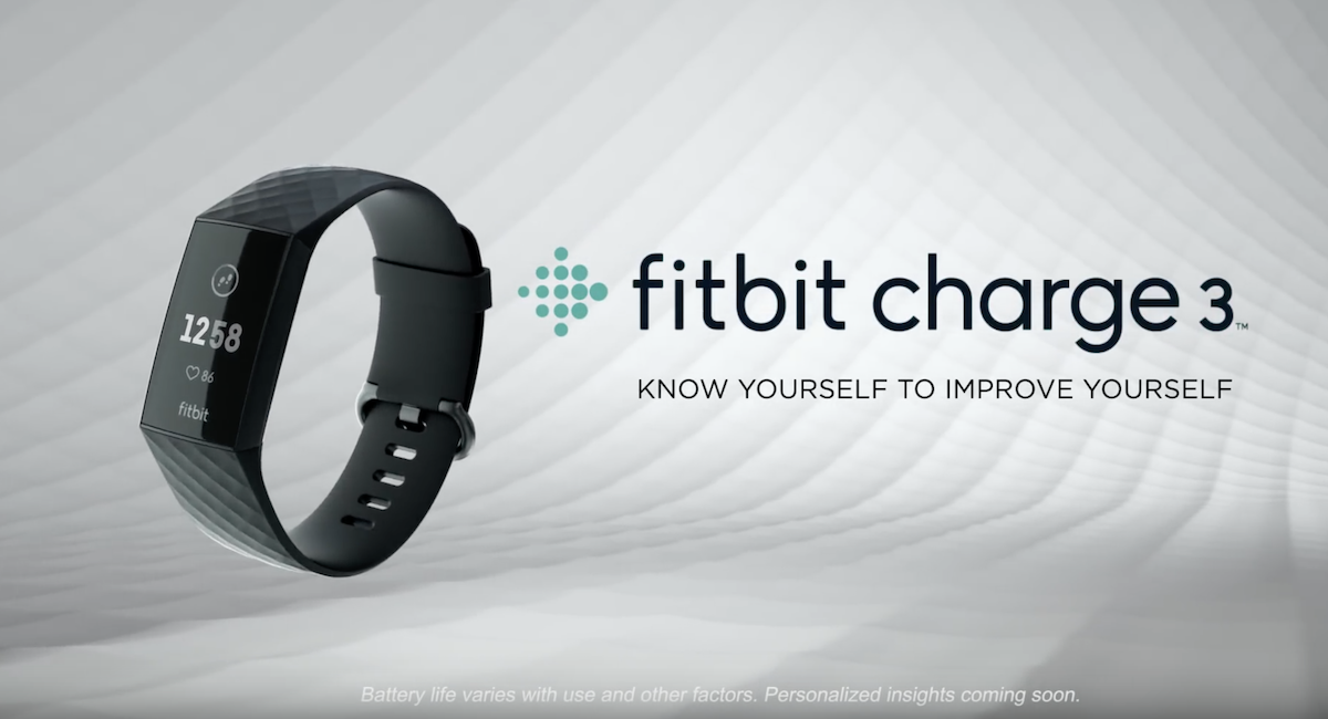Fitbit Charge 3 is a swim proof fitness tracker with 7 days of battery ...
