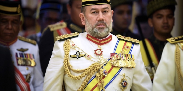 KUALA LUMPUR, 1 Feb -- Yang di-Pertuan Agong Sultan Muhammad V hadir pada istiadat pengurniaan darjah kebesaran, bintang dan pingat Wilayah Persekutuan Tahun 2018 di Istana Negara hari ini.
--fotoBERNAMA (2018) HAK CIPTA TERPELIHARA