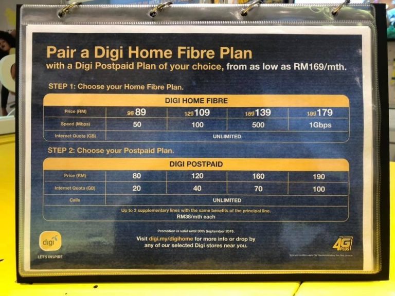 Digi Now Offers 1gbps Home Fibre Broadband Priced From Rm179month