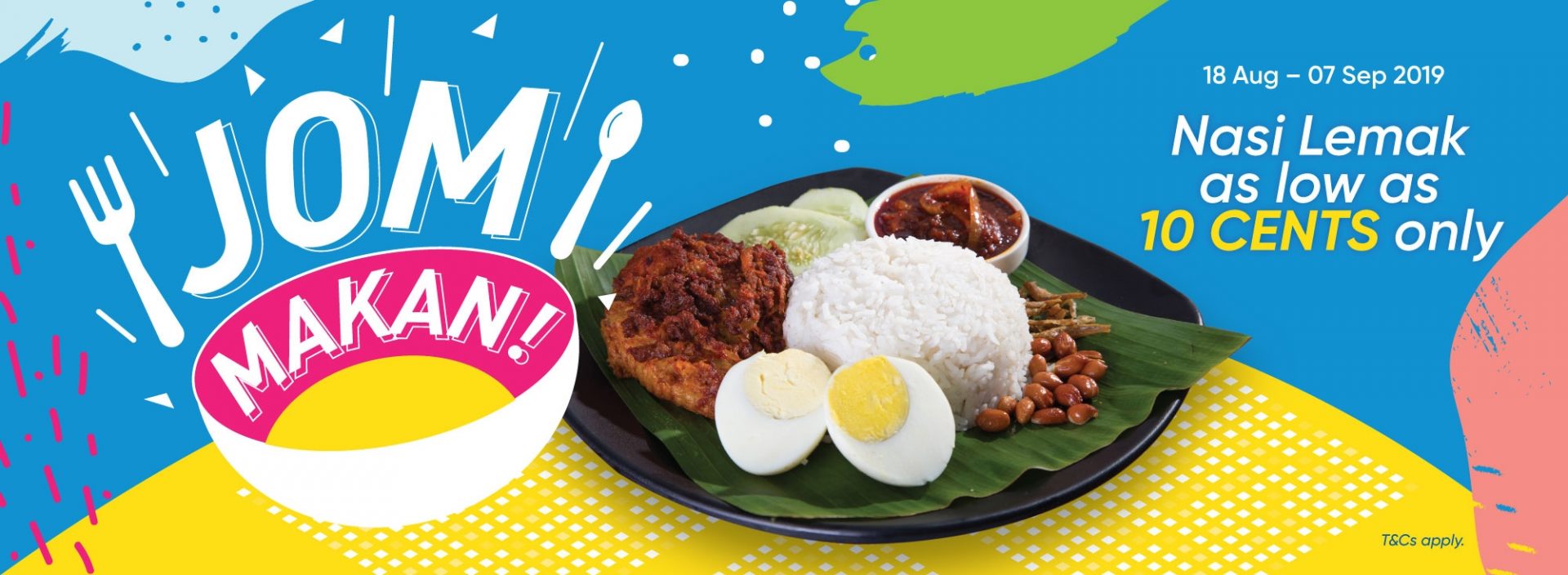 Get Nasi Lemak for 10 sen with Touch 'n Go eWallet - SoyaCincau