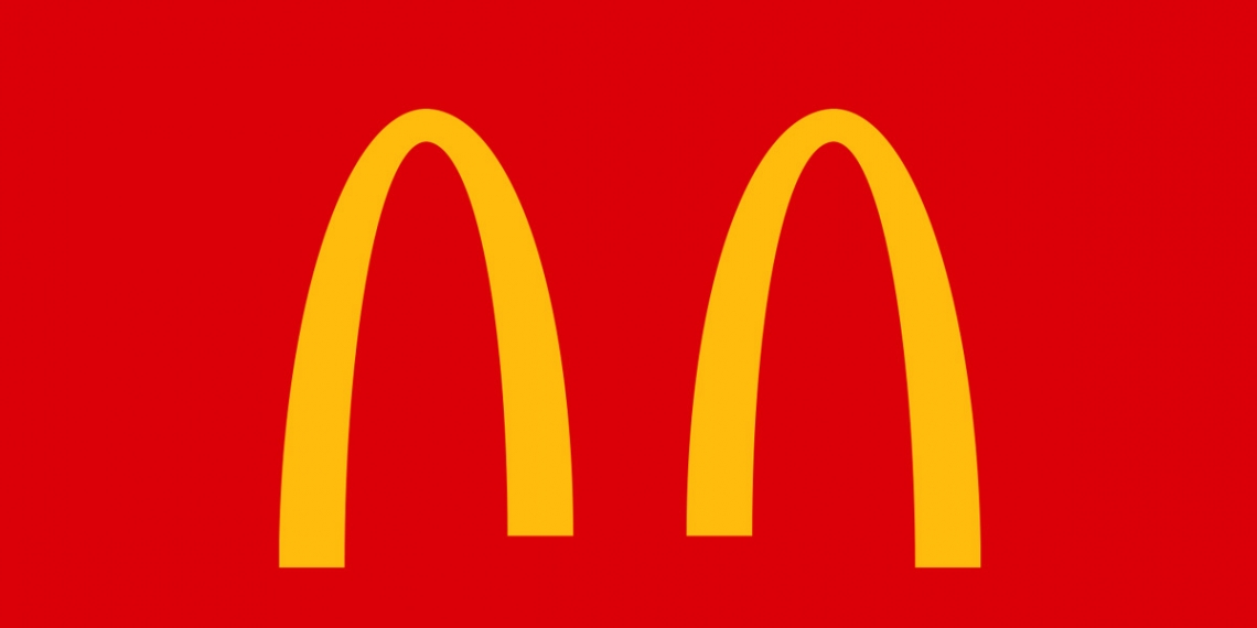 Even the McDonald's logo is practising social distancing - SoyaCincau