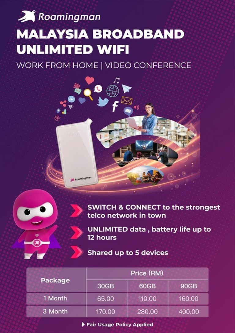 This pocket WiFi provides the "widest" coverage during the MCO SoyaCincau