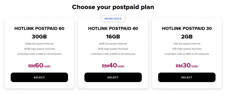 Maxis offers free data quota upgrade for Hotlink Postpaid plans ...