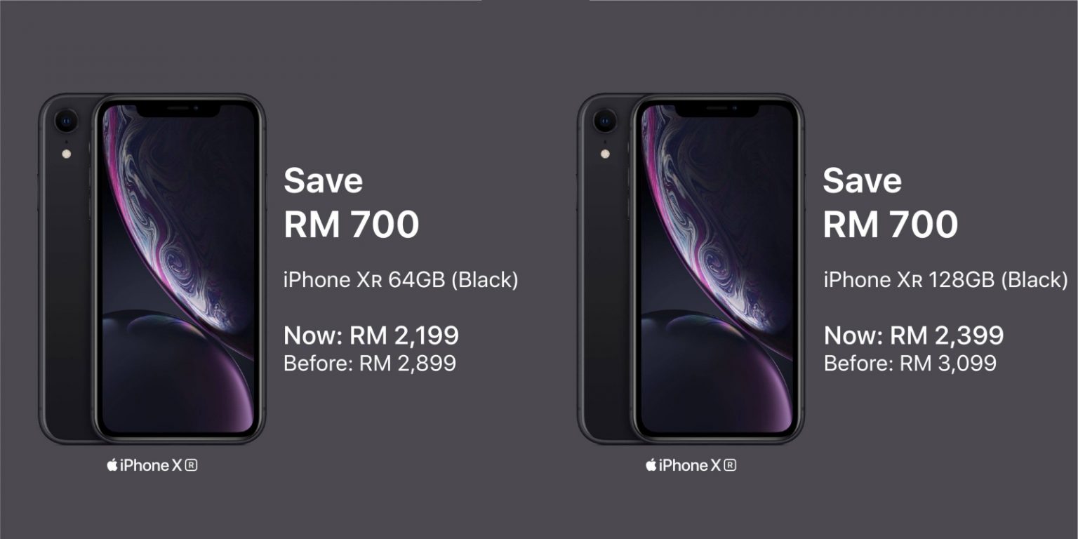 Deal iPhone XR 128GB can be yours at the RRP price of the 64GB model
