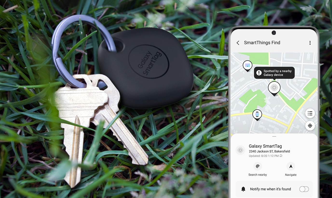 Samsung Galaxy Smart Tag uses Bluetooth and UWB to locate lost items 