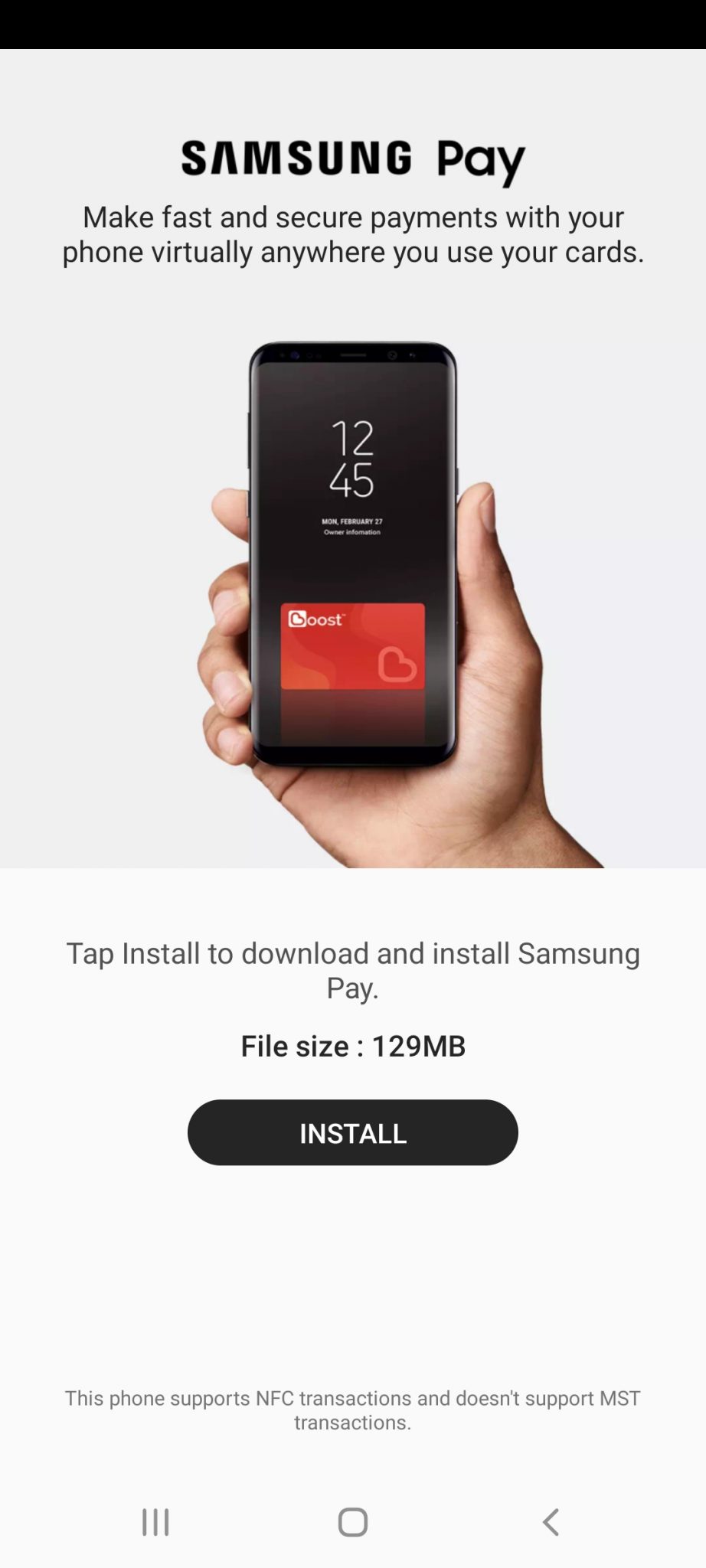 samsung pay s21