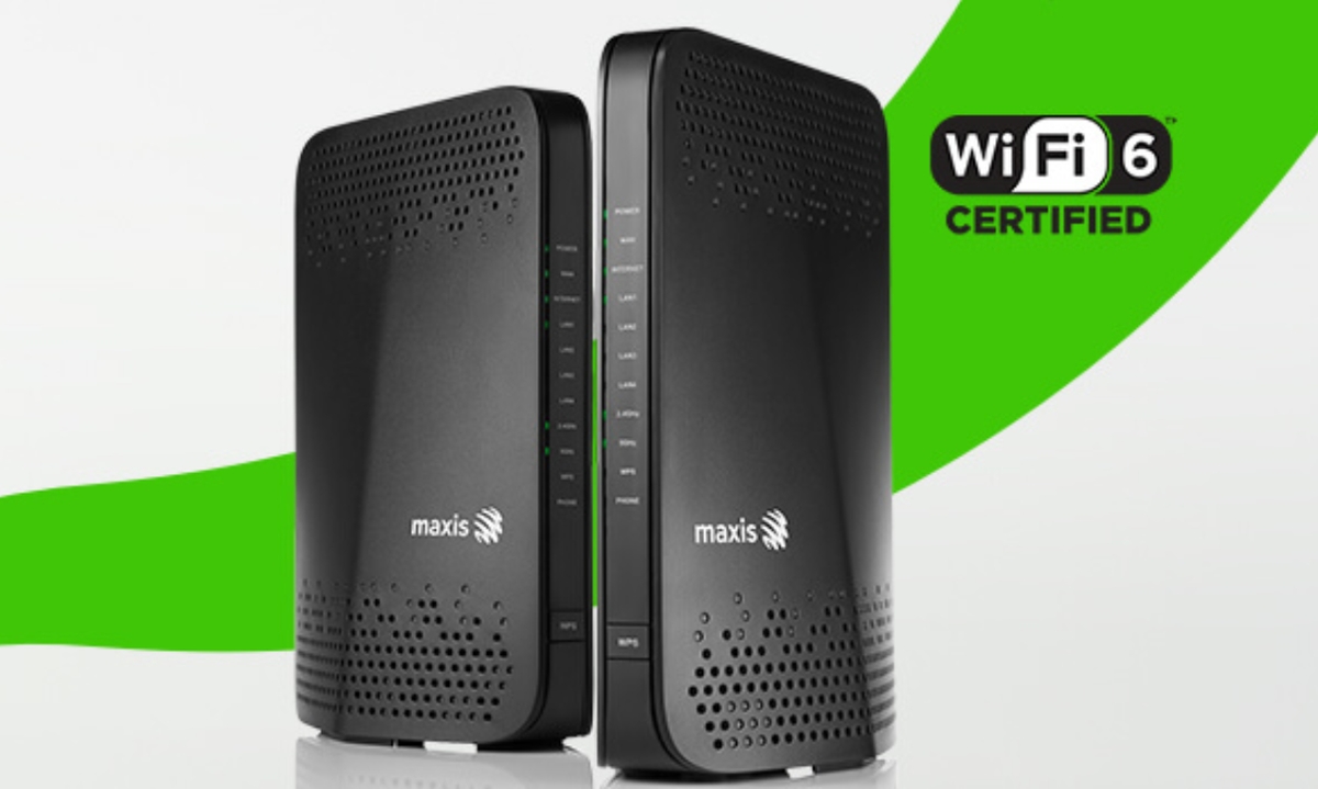 Maxis now offers WiFi 6 routers for free with 100Mbps plans and above - SoyaCincau