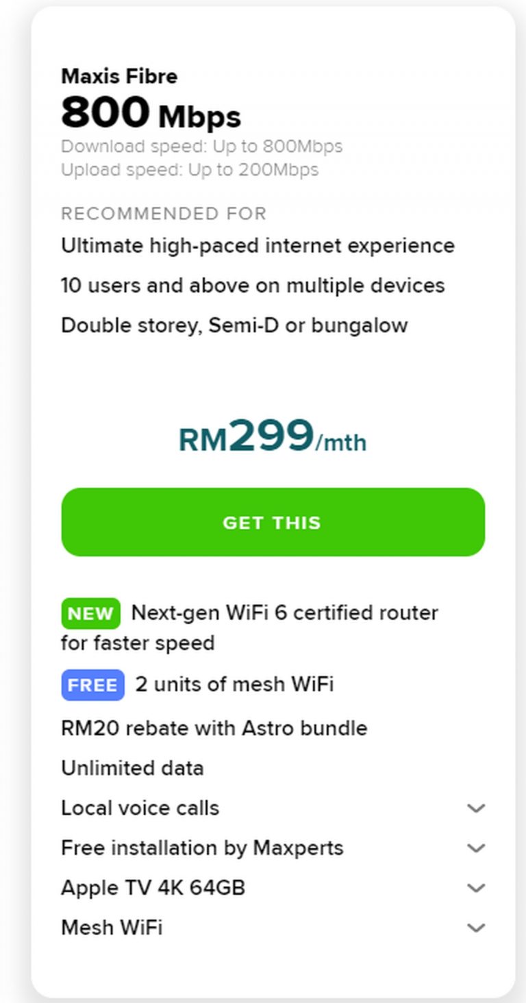 Maxis now offers mesh-ready WiFi 6 routers for free with 100Mbps plans