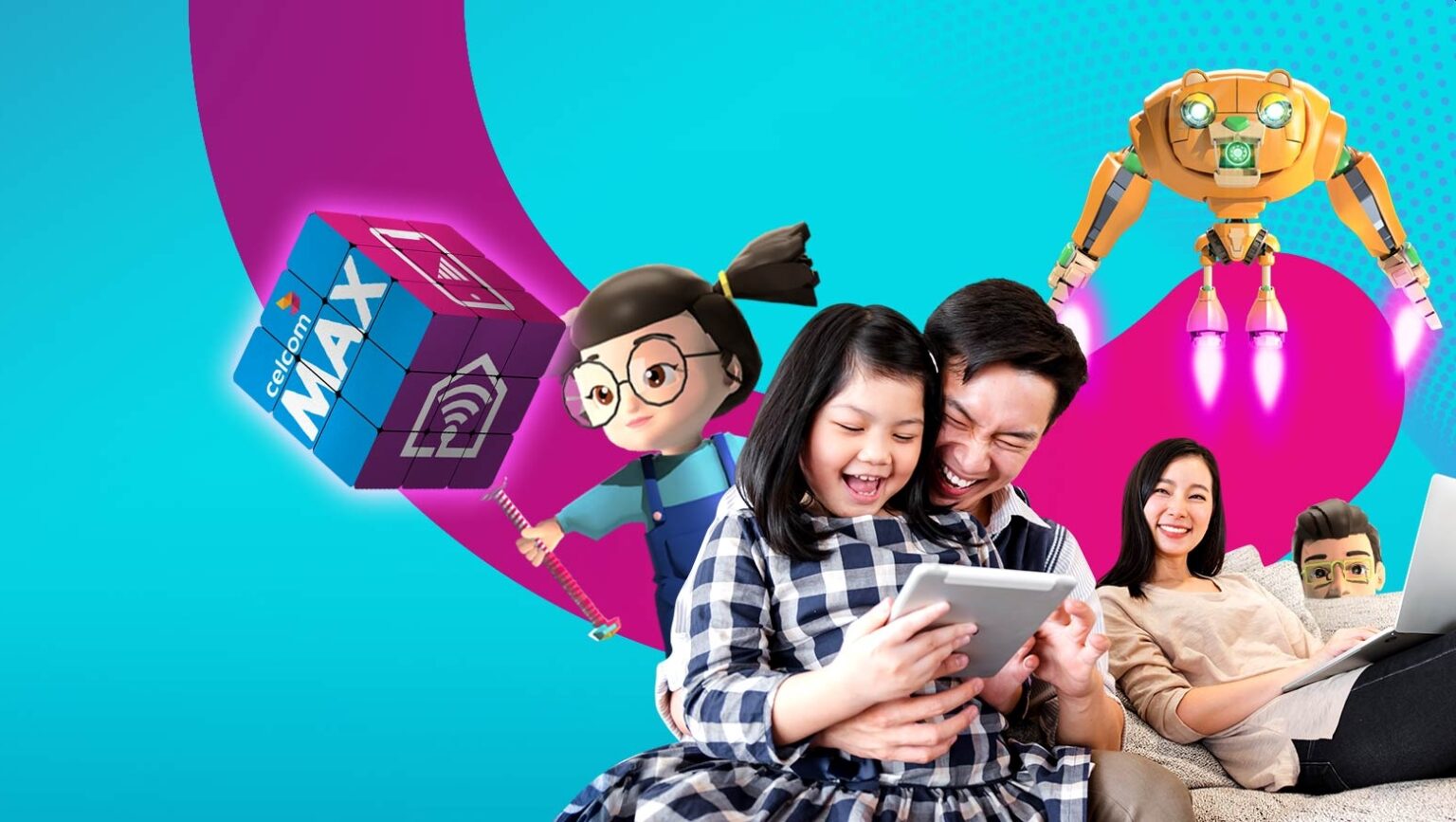 Celcom Max is a fibre and mobile postpaid combo that ...