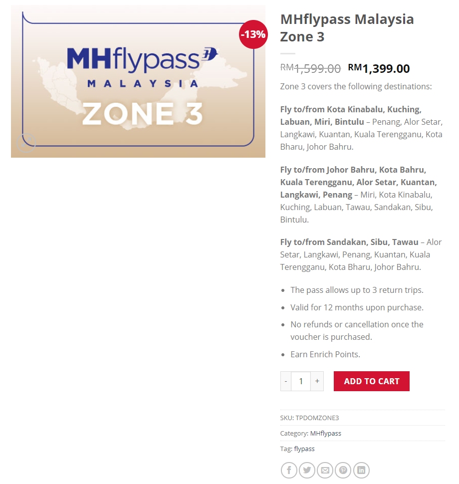MHFlyPass: Malaysia Airlines offer 6 one-way trips with ...