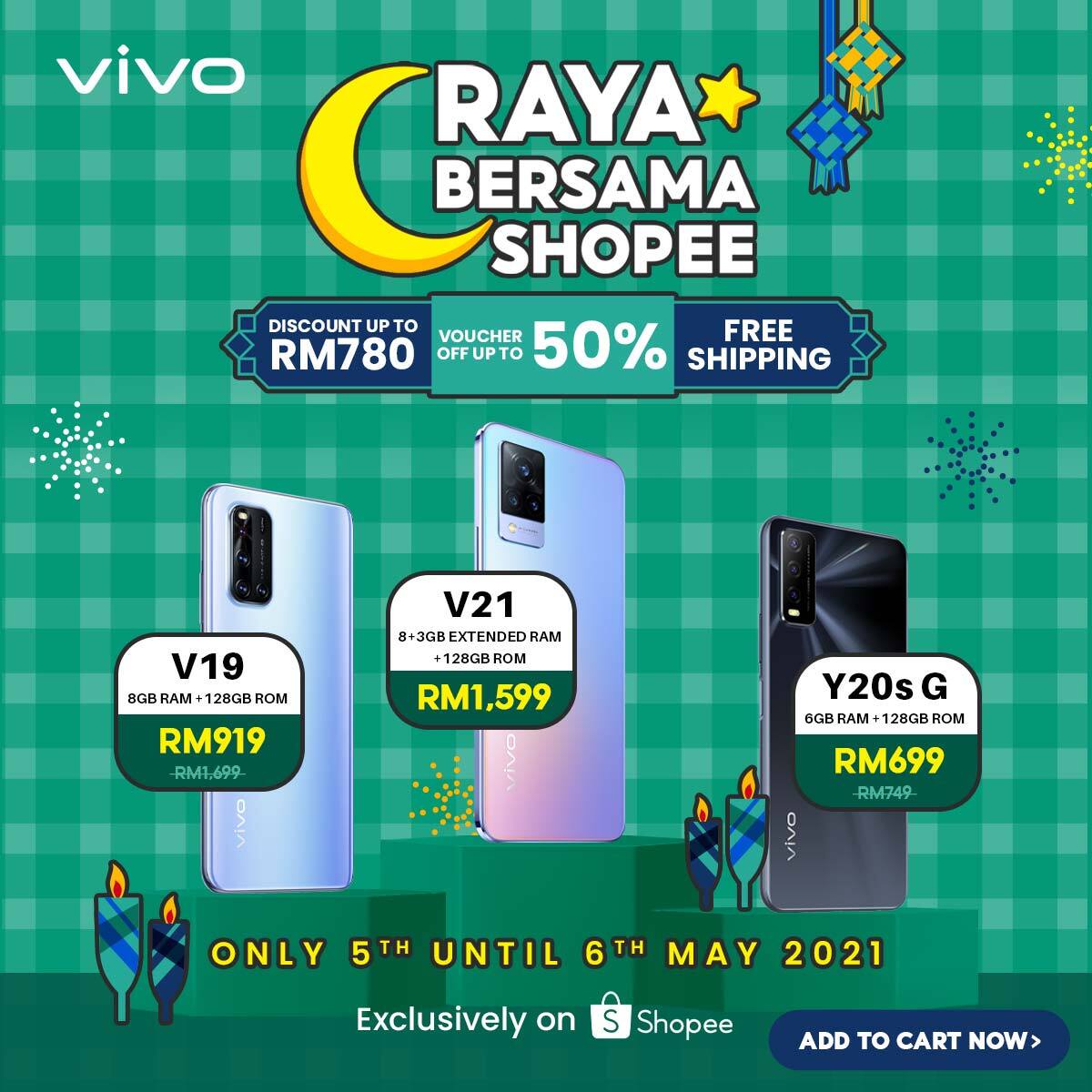 Deal: Vivo offers discounts up to RM780 during their Raya Shopee sale ...