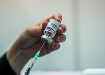 COVID-19 vaccine syringe