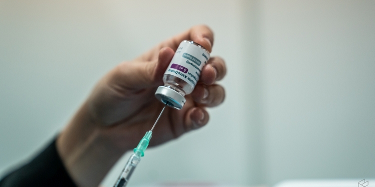 COVID-19 vaccine syringe
