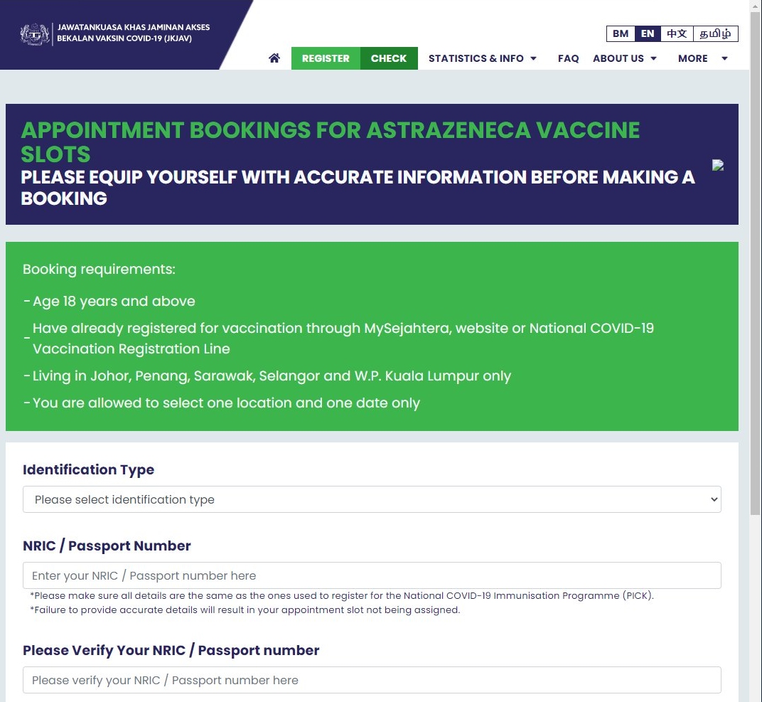 [UPDATE]CITF: Got AstraZeneca appointment without applying for it? Here ...