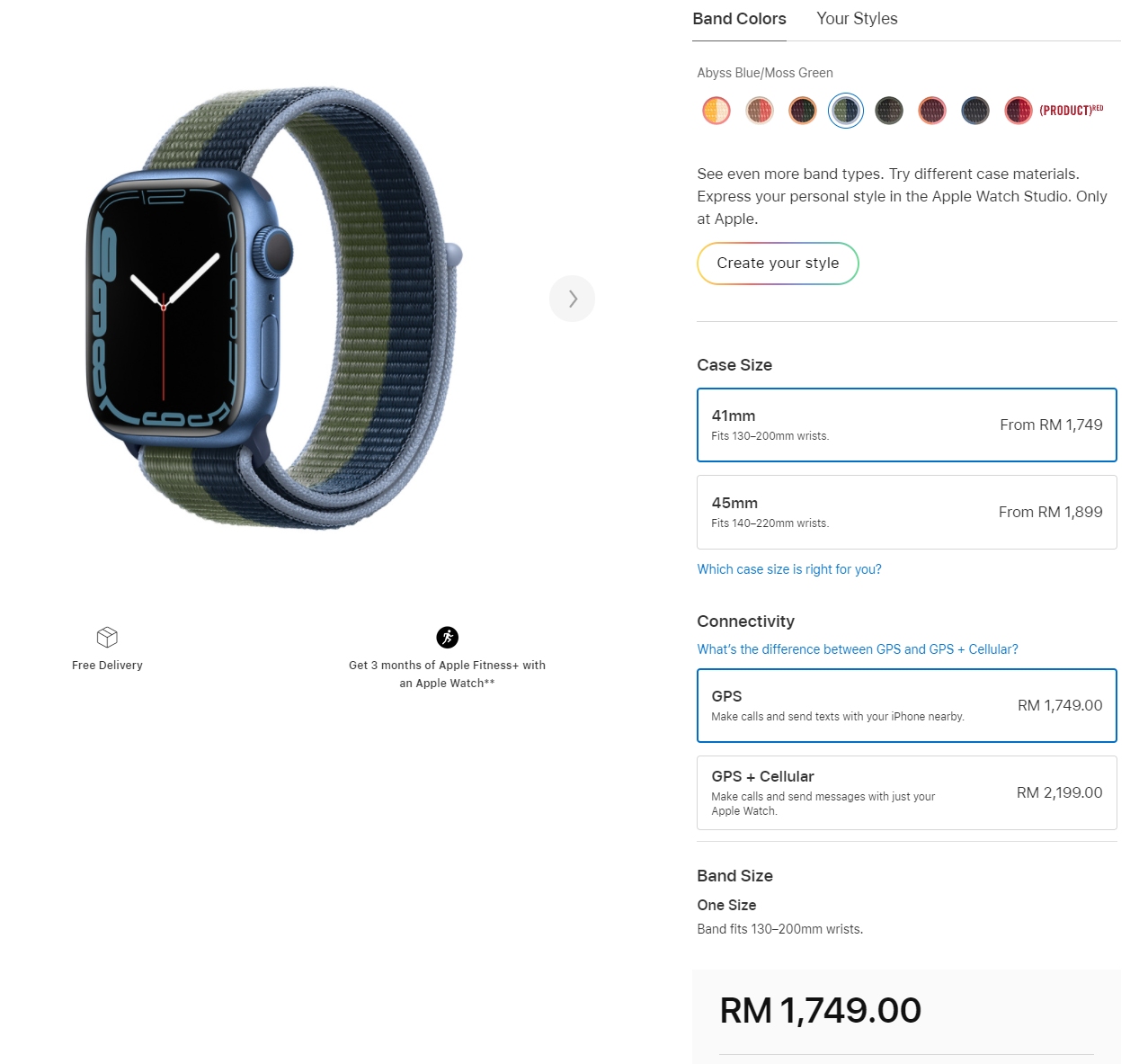 harga iwatch series 7 second