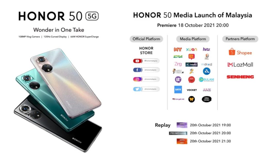Honor 50 malaysia price