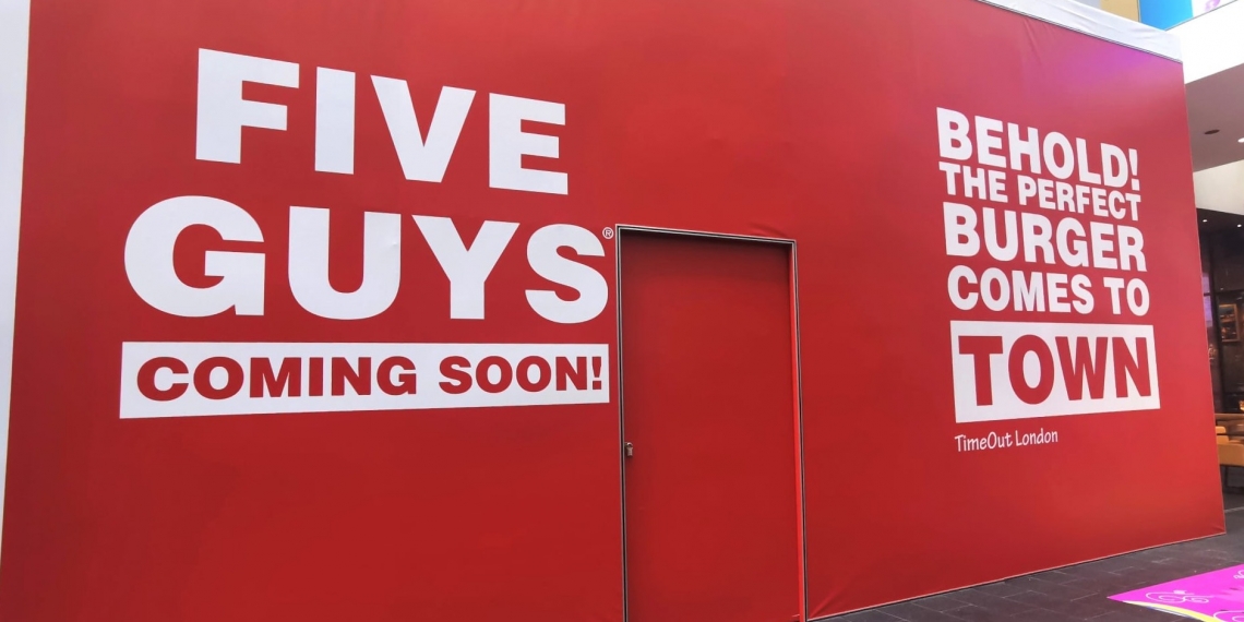 Five Guys Pavilion Kuala Lumpur is opening soon, so you don't need to