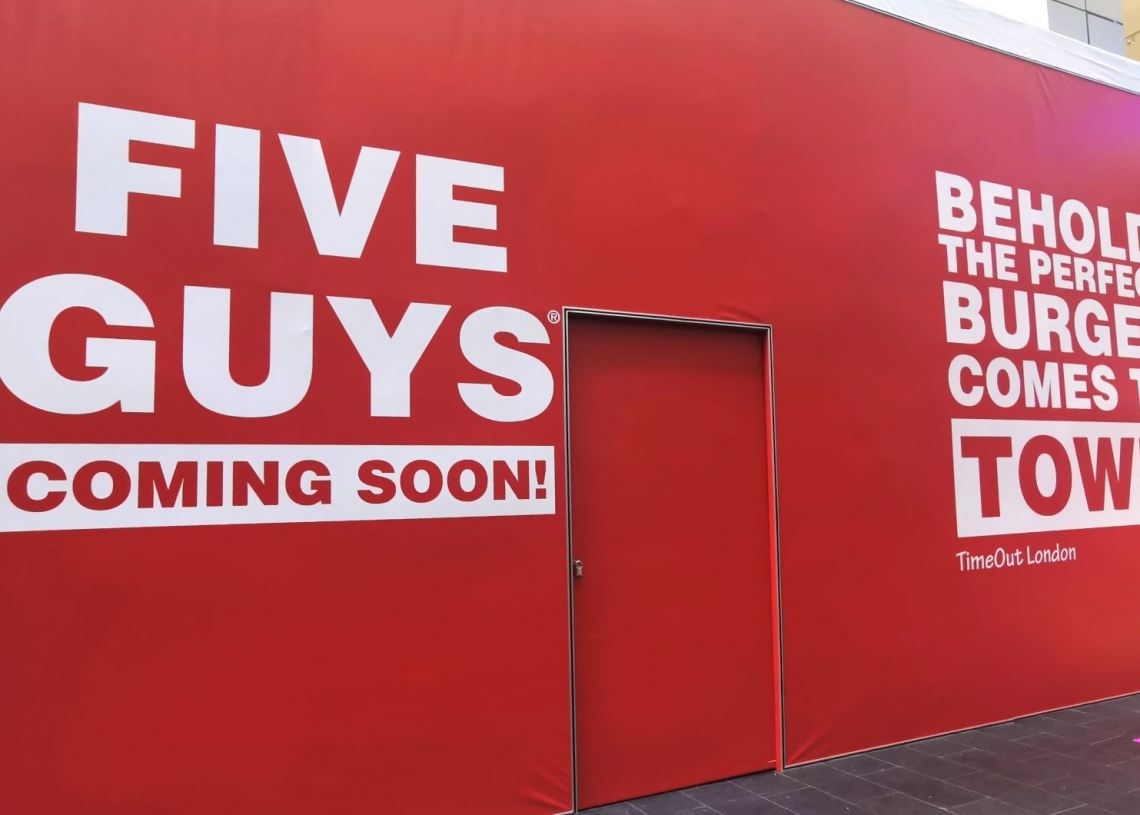 Five Guys Pavilion Kuala Lumpur is opening soon, so you don't need to