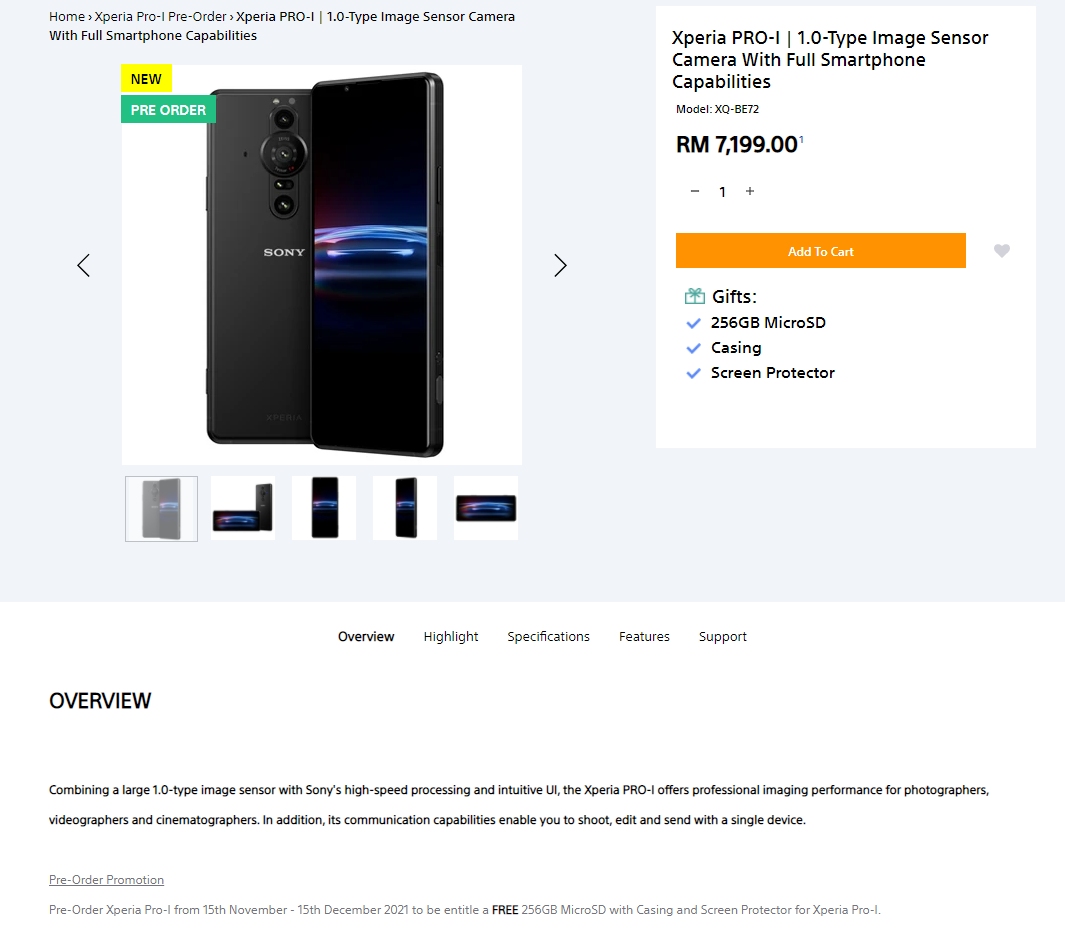 Sony xperia pro i price in malaysia