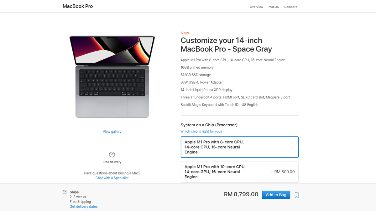 New MacBook Pro 14 and 16 have arrived in Malaysia, fully specced out ...