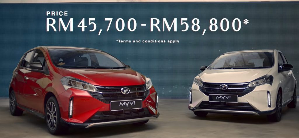 Perodua myvi 2022 price malaysia