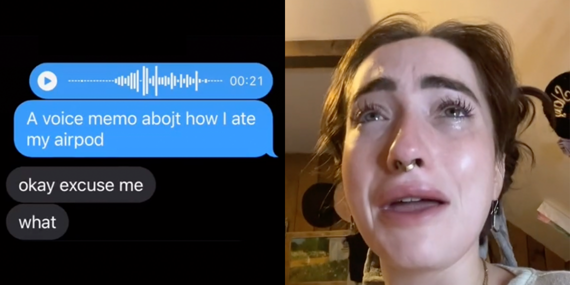 Woman swallows an AirPod, mistaking it for a painkiller