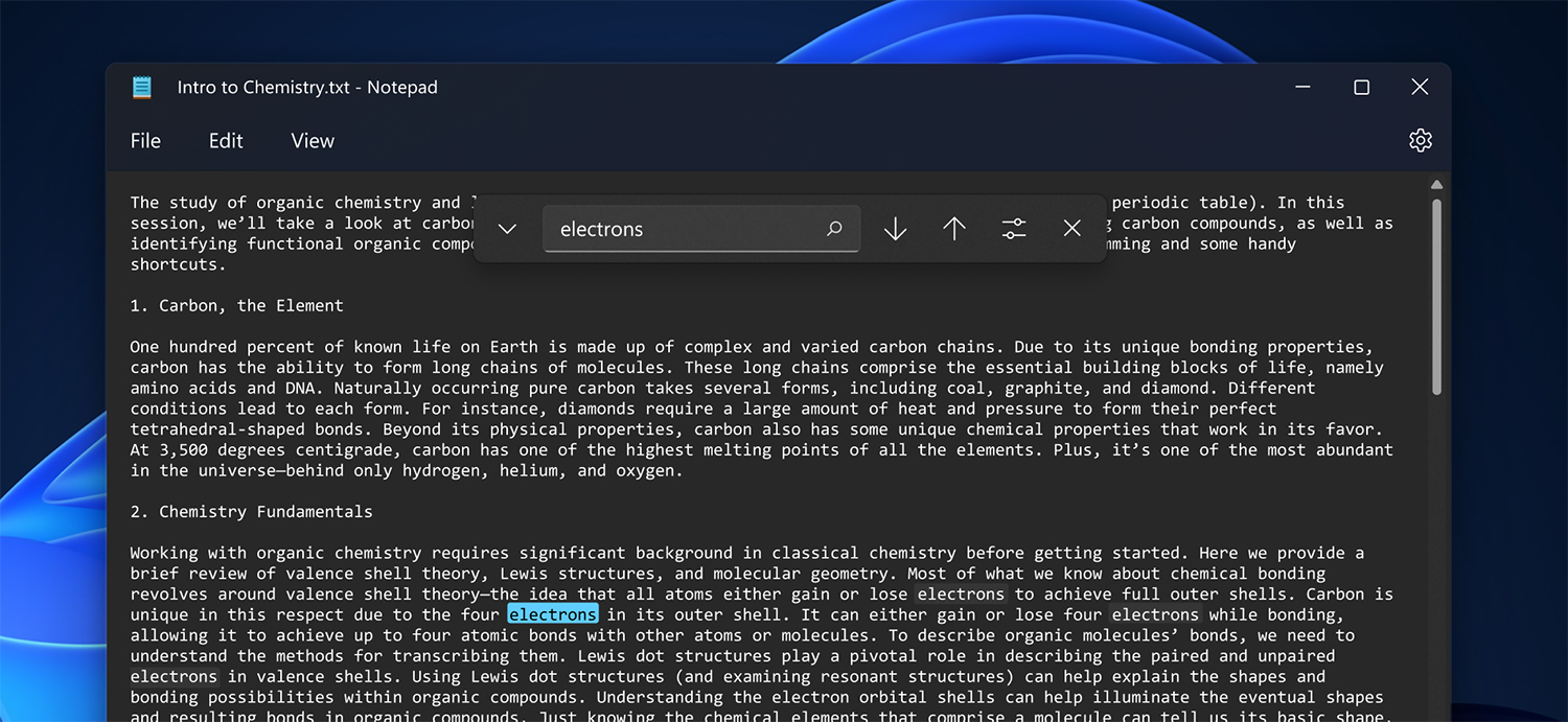 Microsoft redesigns Notepad, complete with dark mode and ability to