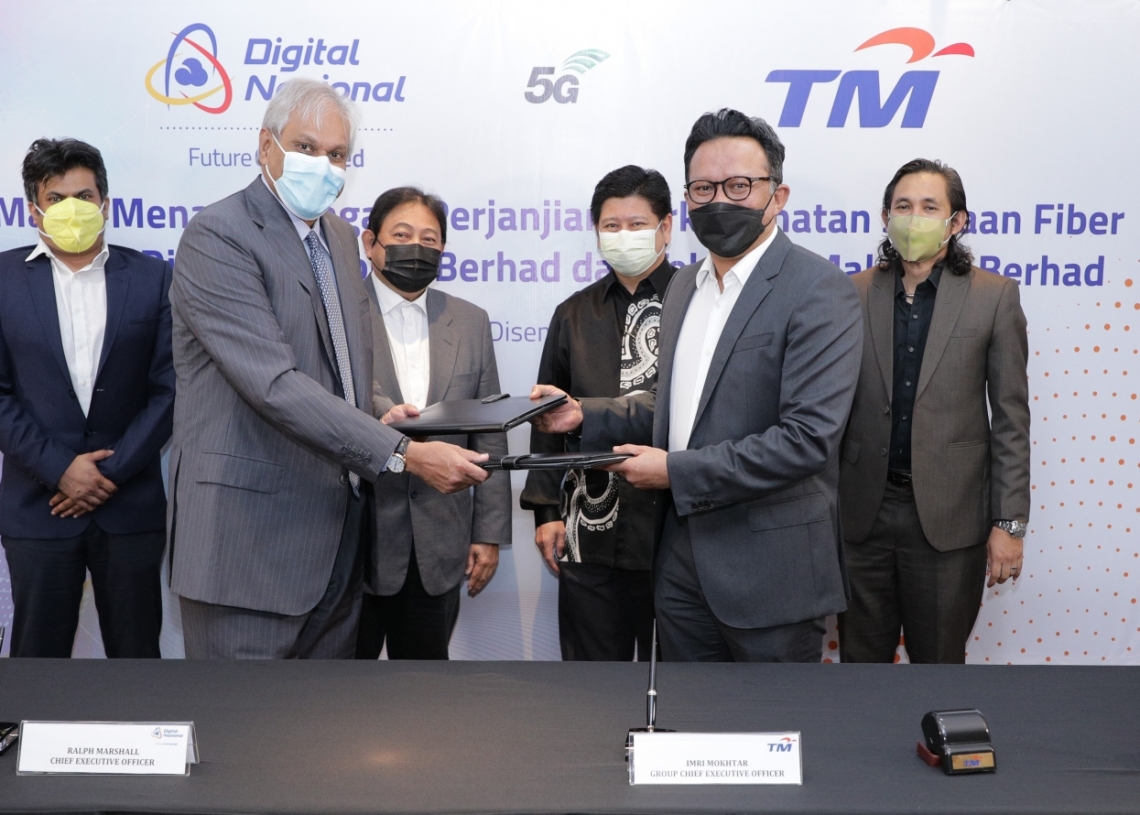 DNB signs RM2 bil fibre leasing deal with TM for its nationwide 5G ...
