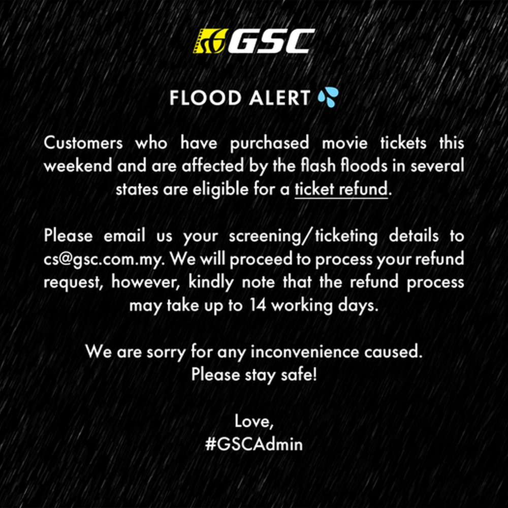 GSC Ticket refund flooding