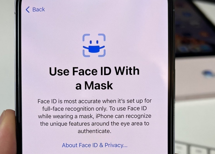 iPhone users might soon be able to use Face ID with a mask on—even