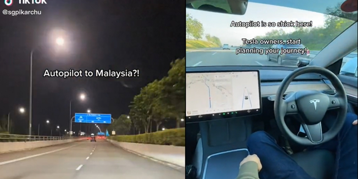 Hey Singaporeans, please don't actually drive your Tesla 'handsfree