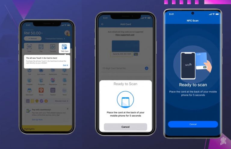 Enhanced Touch 'n Go card with eWallet reload leaked, here's how it ...
