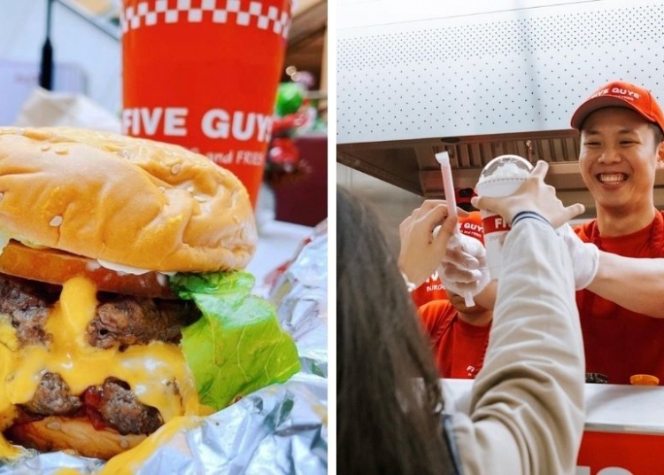 Five Guys is now in open in Pavilion, KL. Here's what the branch looks
