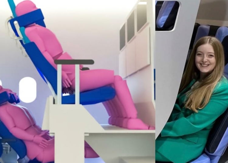 Chaise Longue Airplane Seat SoyaCincau