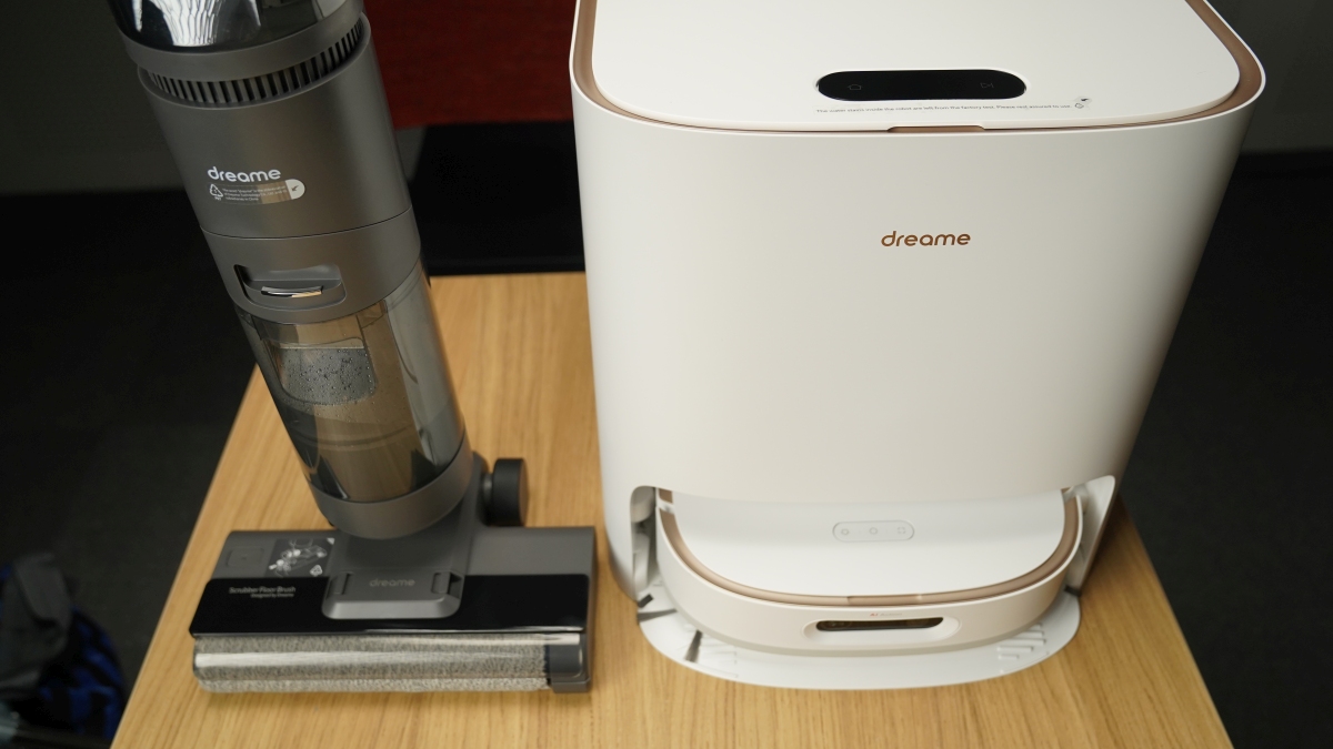 Dreame has two smart assistants who can vacuum and mop in just one pass, and even clean themselves.