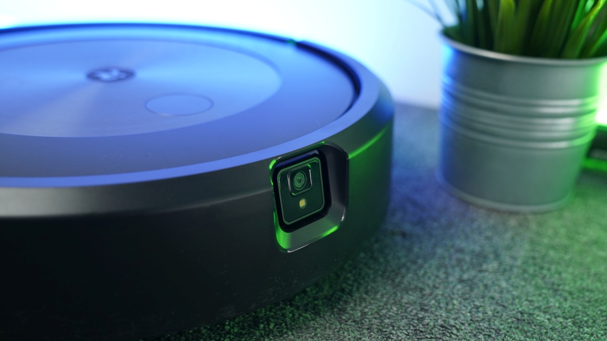The iRobot™ Roomba® j7 is programmed to terminate dust bunnies without