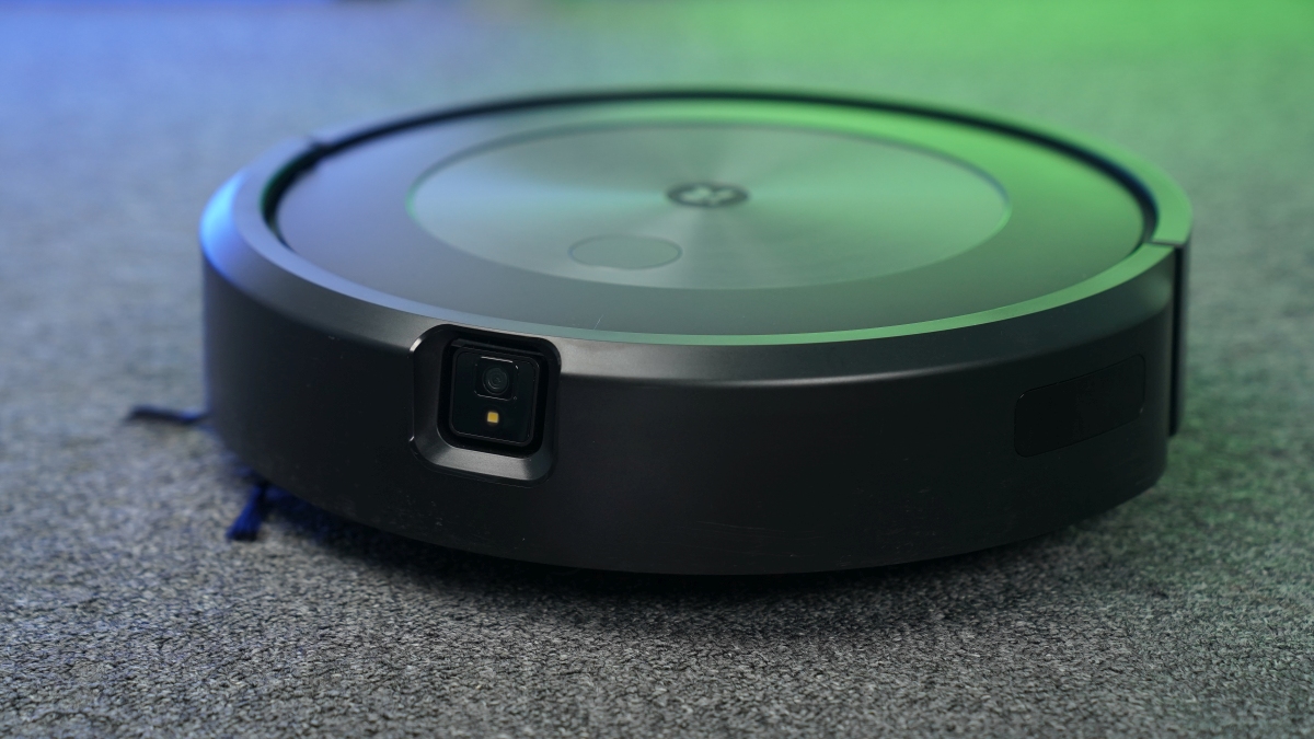 The iRobot™ Roomba® j7 is programmed to terminate dust bunnies without
