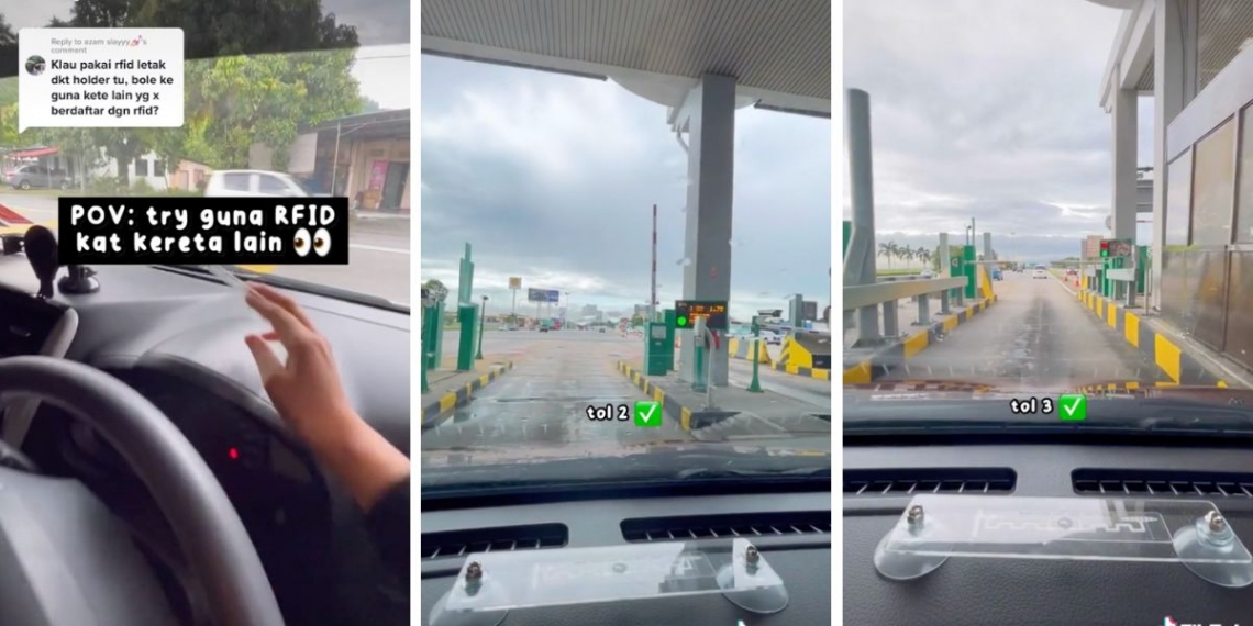 PSA Sharing your Touch 'n Go RFID sticker with multiple cars can get