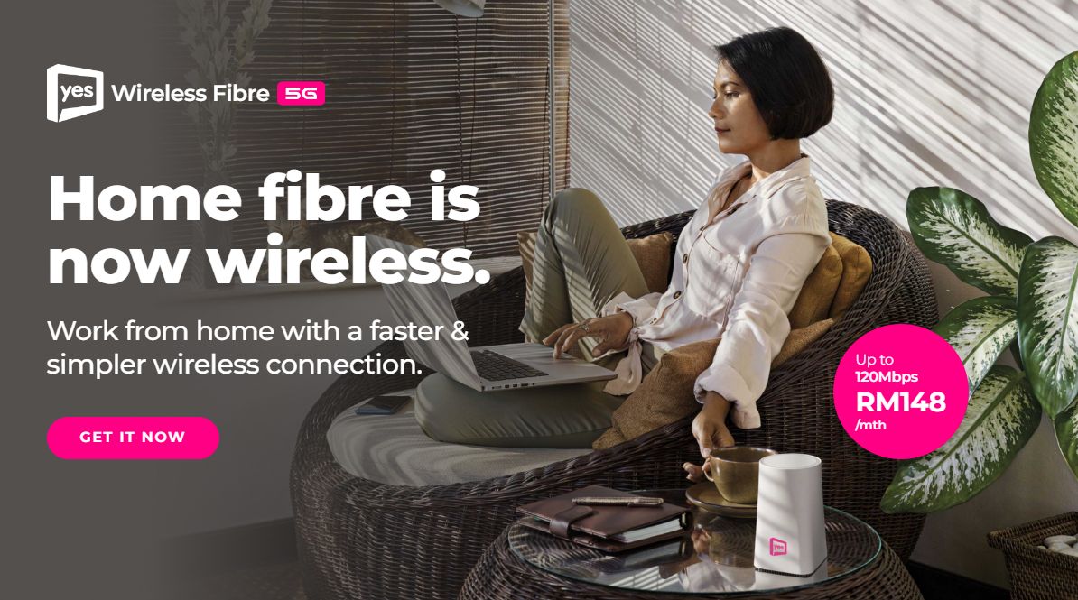 Yes Wireless Fibre Malaysia's first home 5G broadband with unlimited quota