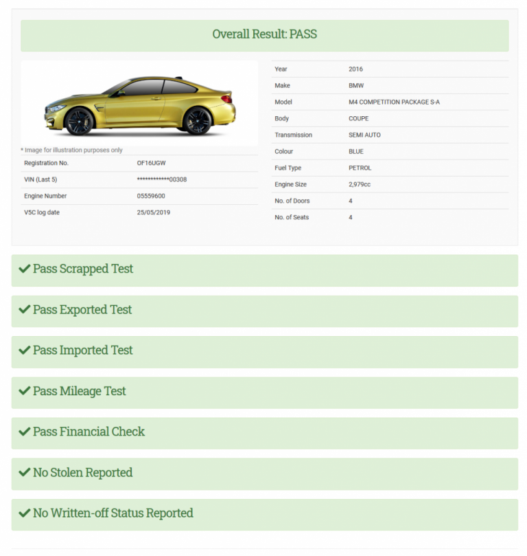 CTOS Vehicle Check is a database where you can check a used car's full