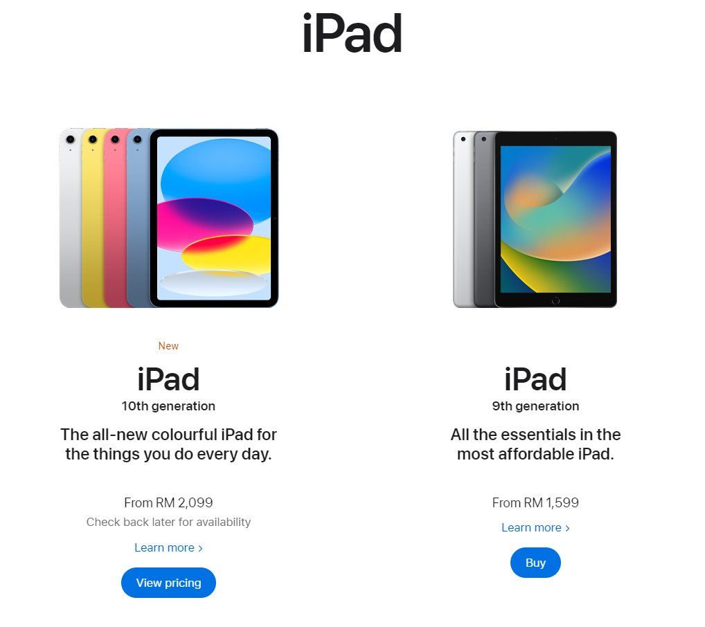 iPad and iPad Pro 2022: Here’s the official pricing in Malaysia