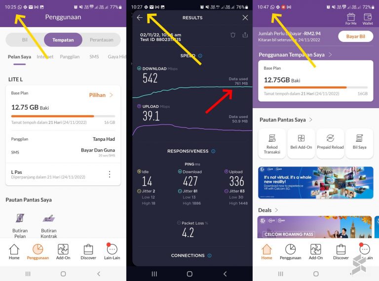 now lets you run 5G speedtest without deducting highspeed data