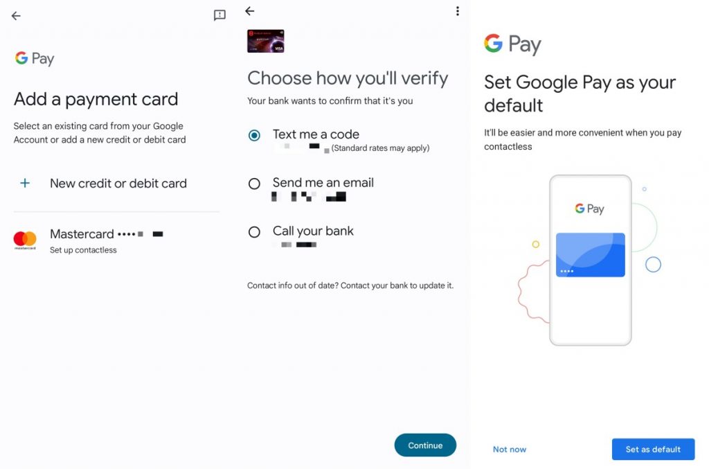 How to add a card to Google Wallet 