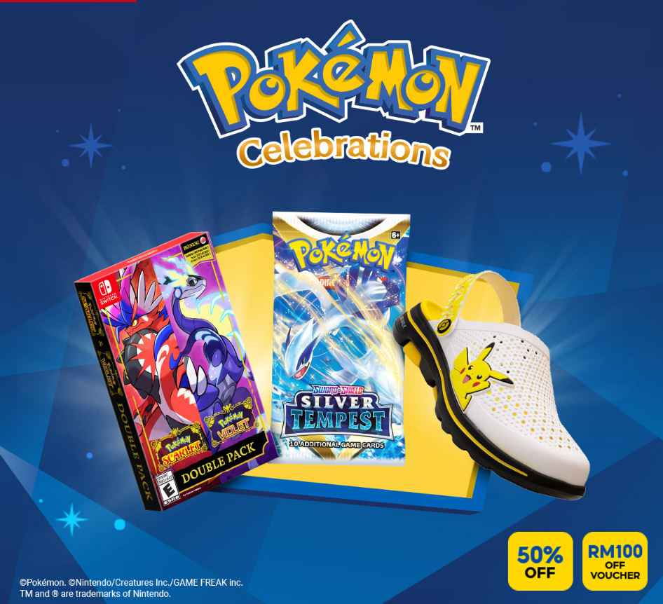 Explore the world of Paldea in the new Pokemon Scarlet and Pokemon Violet,  available from Shopee – receive gifts and win prizes from Nov 18 -  SoyaCincau