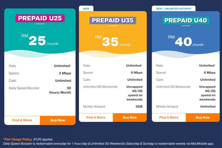 U Mobile now offers unlimited 5G on prepaid but only for weekends ...