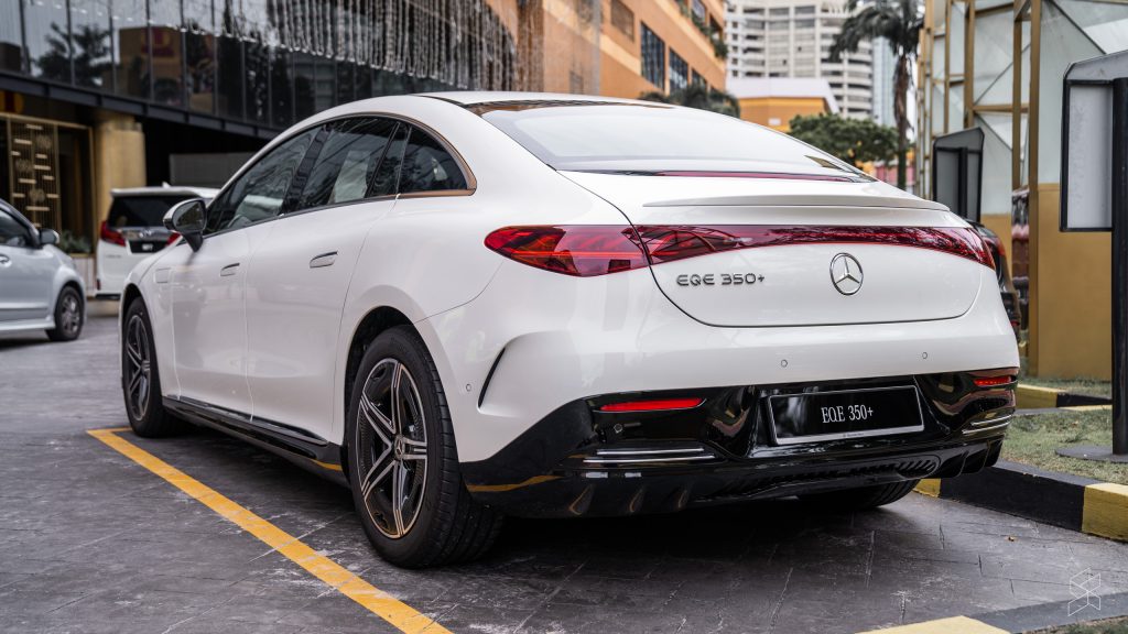 The Mercedes-Benz EQE boasts up to 669km range on a single charge 