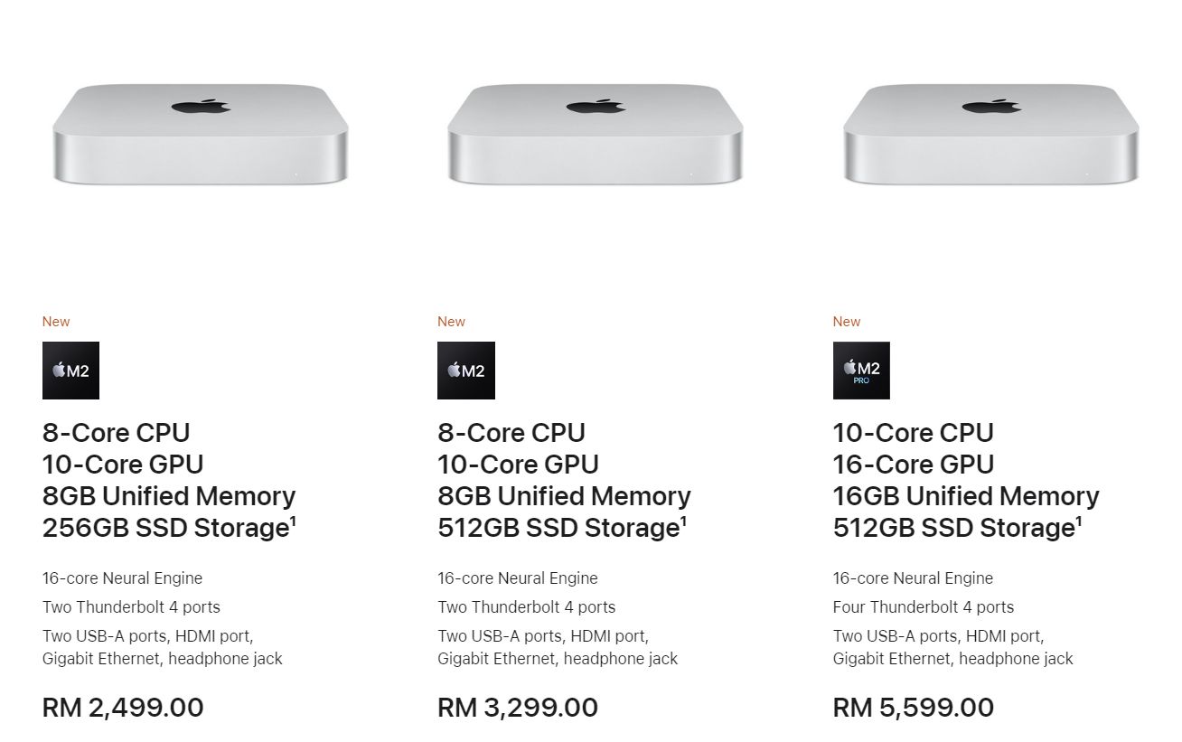 M2 MacBook Pro and Mac Mini 2023 Malaysia: Here's the official pricing ...