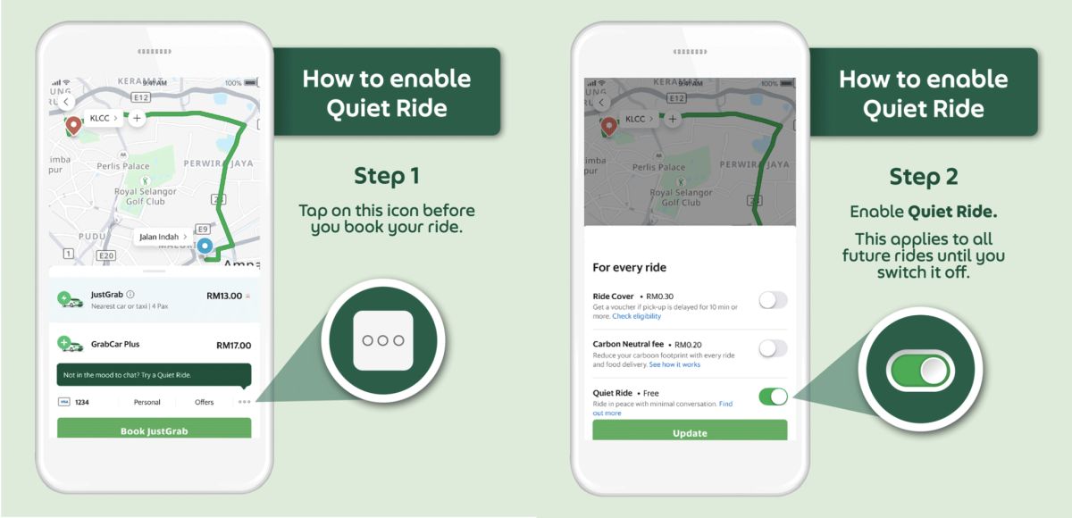 Don't like small talk with your Grab driver? GrabCar finally rolls out ...