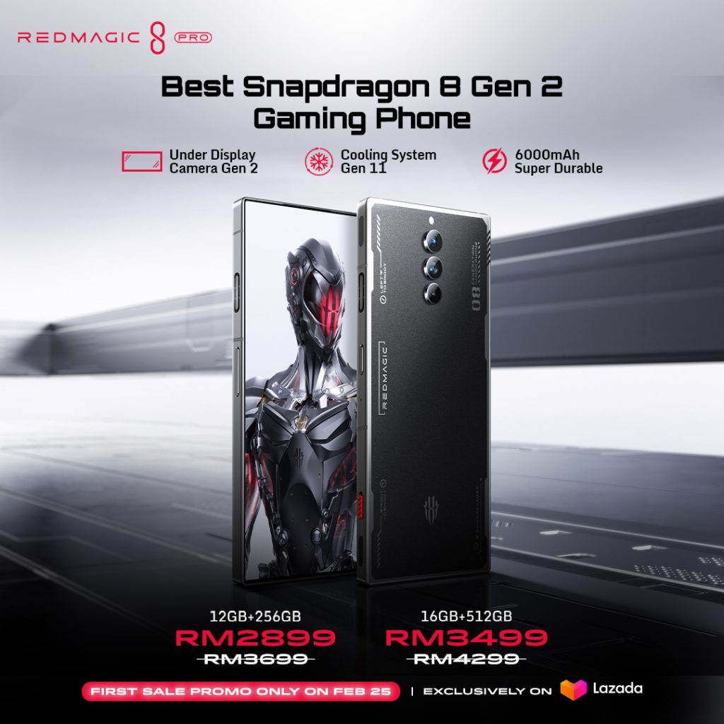 RedMagic 8 Pro Malaysia: Snapdragon 8 Gen 2 gaming phone with